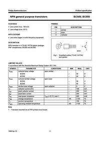 c550c transistor datasheet pdfs